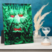 Beängstigendes Maskengefecht Fotoplatte (Seite)