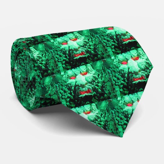 Beängstigendes Maskengefecht Krawatte (Gerollt)