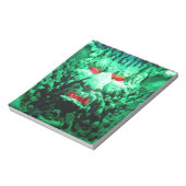 Beängstigendes Maskengefecht Notizblock (Rotiert)