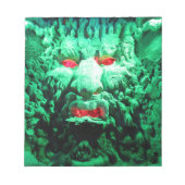 Beängstigendes Maskengefecht Notizblock (Vorderseite)