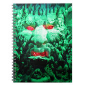 Beängstigendes Maskengefecht Notizblock (Vorderseite)