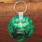 Beängstigendes Maskengefecht Schlüsselanhänger (Vorderseite)