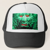 Beängstigendes Maskengefecht Truckerkappe (Vorderseite)