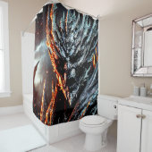 Beängstigendes Monster Duschvorhang (Beispiel)