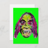 beängstigendes Monsterporträt aus fiendischem Horr (Vorne/Hinten)