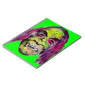 beängstigendes Monsterporträt aus fiendischem Horr Notizblock (Linke Seite)