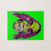 beängstigendes Monsterporträt aus fiendischem Horr Puzzle (Horizontal)