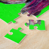 beängstigendes Monsterporträt aus fiendischem Horr Puzzle (Seite)
