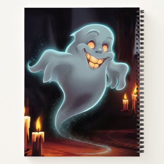 Beängstigendes Notebook. Notizblock (Rückseite)