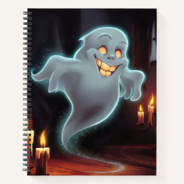 Beängstigendes Notebook. Notizblock