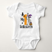 Beängstigendes Outfit-Geschenk Niedliche Kostüme Baby Strampler (Vorderseite)