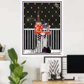 Beängstigendes Poster (Heimbüro)