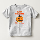Beängstigendes Pumpkin Happy Halloween Kleinkind T-shirt (Vorderseite)
