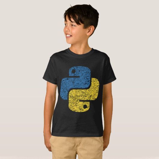 Beängstigendes Python-Logo für Ingenieure T-Shirt (Vorne ganz)