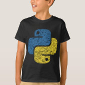Beängstigendes Python-Logo für Ingenieure T-Shirt (Vorderseite)