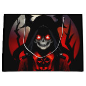 beängstigendes Schädelgeisterhaus Große Geschenktüte (Vorderseite)