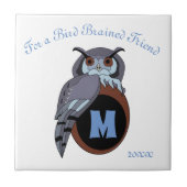 Beängstigendes Schellauge-Monogramm Fliese (Vorderseite)