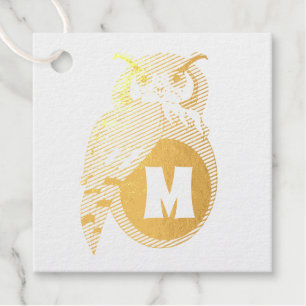 Beängstigendes Schellauge-Monogramm Geschenkanhänger