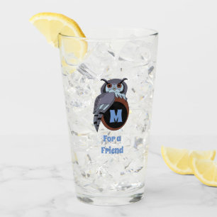 Beängstigendes Schellauge-Monogramm Glas