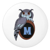 Beängstigendes Schellauge-Monogramm Keramikknauf (Vorderseite)