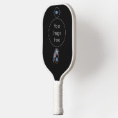 Beängstigendes Schellauge-Monogramm Pickleball Schläger (Links)