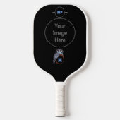 Beängstigendes Schellauge-Monogramm Pickleball Schläger (Vorderseite)