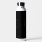 Beängstigendes Schellauge-Monogramm Trinkflasche (Links)