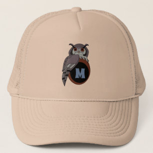 Beängstigendes Schellauge-Monogramm Truckerkappe
