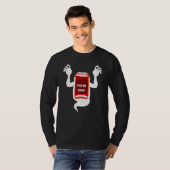 Beängstigendes Schrei-Ghost-Schrei Fütterte mir Sü T-Shirt (Vorne ganz)