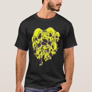 Beängstigendes Schreien verschmolzen Skulls Best o T-Shirt
