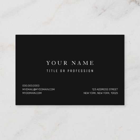 Beängstigendes Schwarz-Weiß-Muster|glückliches Hal Visitenkarte (Rückseite)