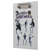 Beängstigendes Skelett-Party Klemmbrett (Links)
