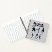 Beängstigendes Skelett-Party Notizblock (Innenseite)