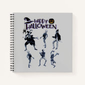 Beängstigendes Skelett-Party Notizblock (Vorderseite)