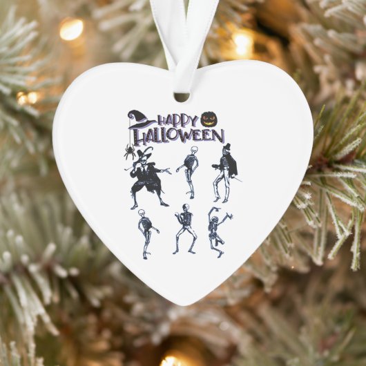 Beängstigendes Skelett-Party Ornament (Baum)