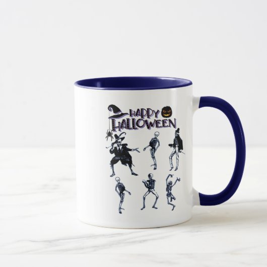 Beängstigendes Skelett-Party Tasse (Rechts)