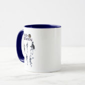Beängstigendes Skelett-Party Tasse (Vorderseite Links)