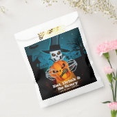 Beängstigendes Skelett und KürbisHalloween Geschenktütchen (Versiegelt)