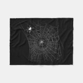 Beängstigendes Spinnennetz - Schwarzes WitwenHallo Fleecedecke (Vorderseite (Horizontal))