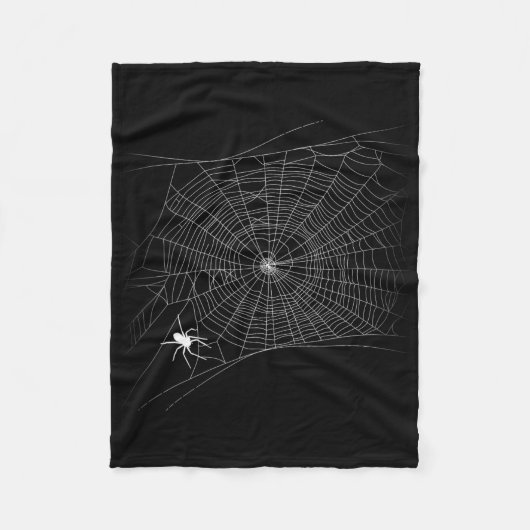 Beängstigendes Spinnennetz - Schwarzes WitwenHallo Fleecedecke (Vorderseite)