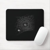 Beängstigendes Spinnennetz - Schwarzes WitwenHallo Mousepad (Mit Mouse)