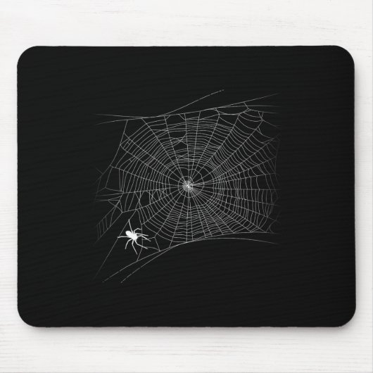 Beängstigendes Spinnennetz - Schwarzes WitwenHallo Mousepad (Vorne)