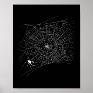 Beängstigendes Spinnennetz - Schwarzes WitwenHallo Poster