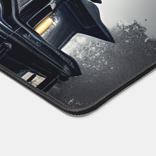 Beängstigendes Spuk Herrenhaus in der Abenddämmeru Schreibtischunterlage (Ecke)