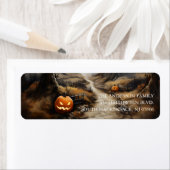 Beängstigendes Spuk House Halloween Rücksendeadres (Insitu)