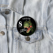 Beängstigendes T-Rex Dinosaurier Kinderalter Button (Beispiel)