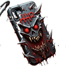 beängstigendes Telefonhaus