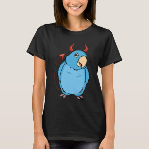 Beängstigendes Teufchen Kostüm Parrot I Blauer Par T-Shirt