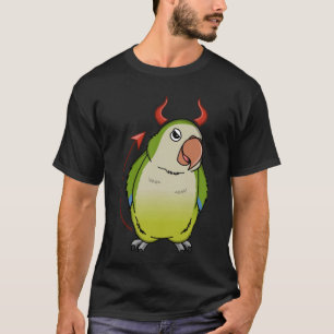 Beängstigendes Teufelskostüm Parrot I Grüner Mönch T-Shirt