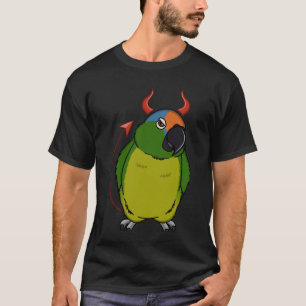 Beängstigendes Teufelskostüm Parrot I Peach fronur T-Shirt